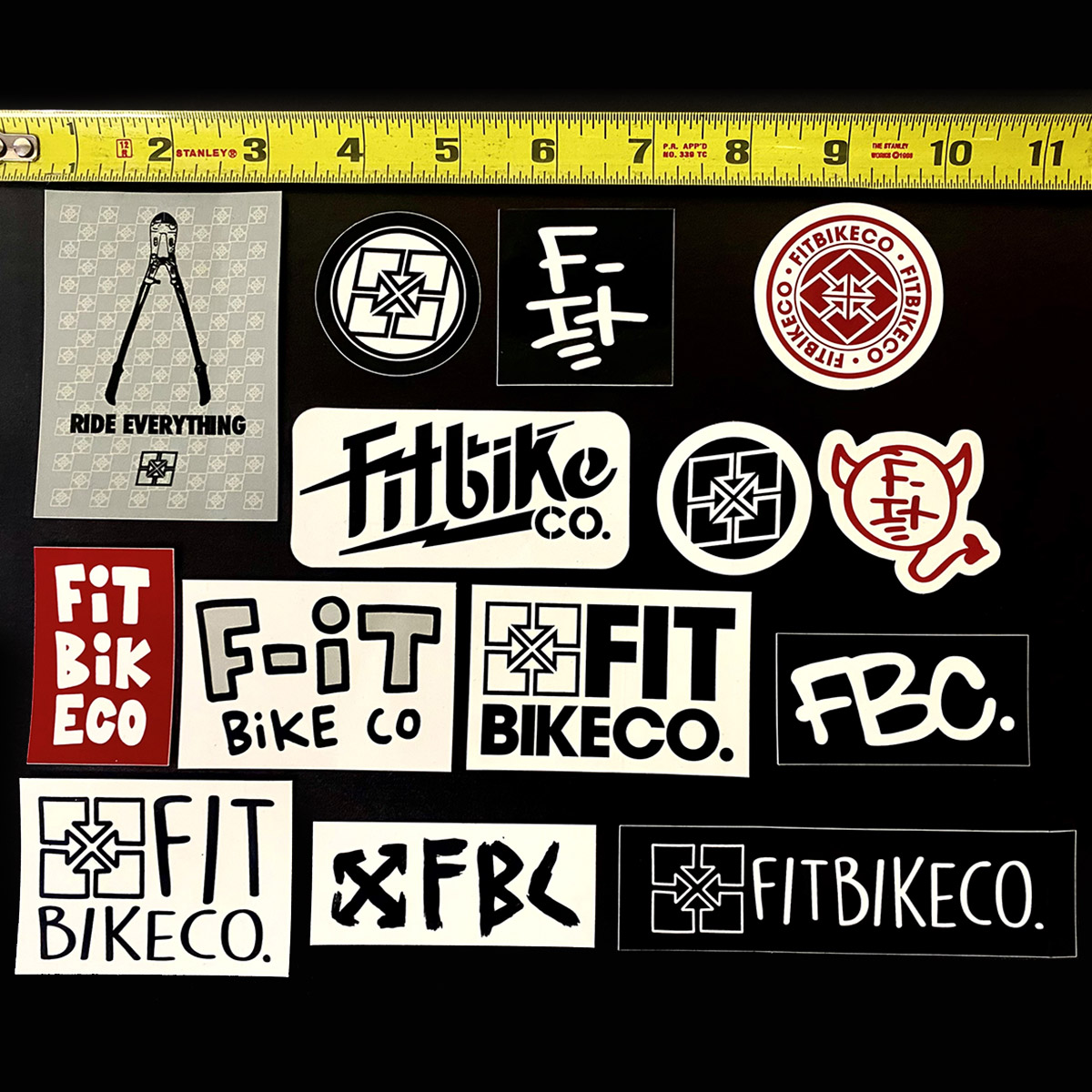 Bikes Decal - 2 Pack Bicycle Stickers